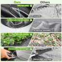 iropro 6ftx100ft Weed Barrier Landscape 3.2oz Fabric Heavy Duty, Woven Weed Control Cloth, Woven Geotextile Fabric for Underlayment, Gardening Ground, Commercial Driveway Weed Block Cover Mat