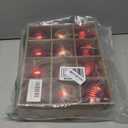 12 Pcs Christmas Ball Ornaments 3.15'' Shatterproof Plastic Hanging Balls Christmas Tree Decoration Ornaments for Xmas Holiday Party Wedding Decor - Red