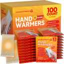 Hand Warmers Disposable 50 Pairs (100 Warmers) 11+ Hour Air-Activated Hot Hands Hand Warmers Bulk Pack - TSA Approved Pocket & Glove Warmers, EXP 08/2028