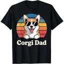 Corgi Dad Tshirt Black (2XL)