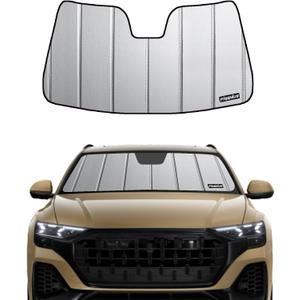 Pigenius Windshield Sun Shade for Audi Q8 2019-2026, SQ8/RS Q8 2020-2026 Custom Front Window Sunshade - Safeguard