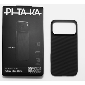 PITAKA iPhone 17 Air Case Ultra-Slim MAGEZ 7 Carbon Black/Gray 600D In Box