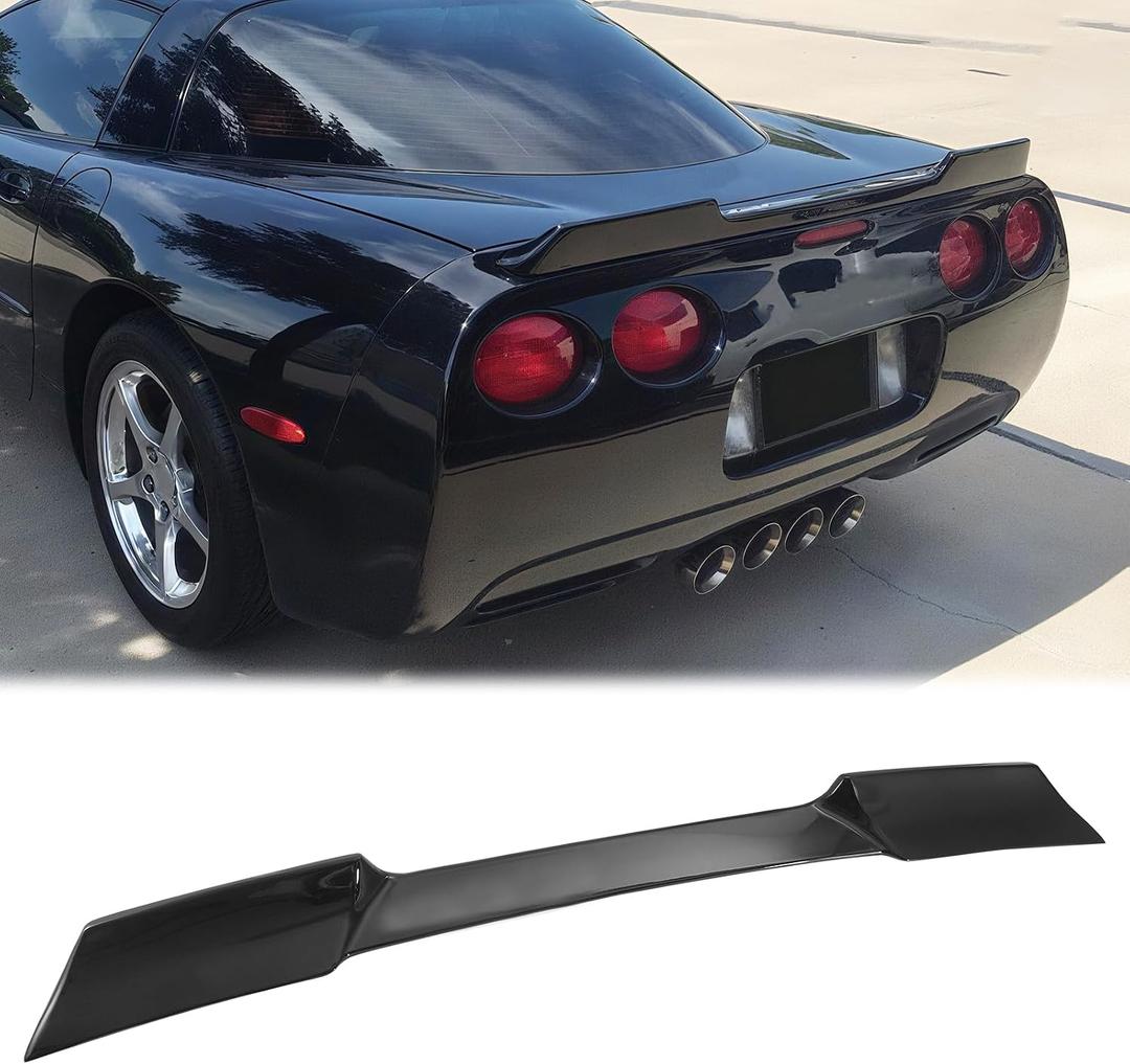 Gloss Black Trunk Spoiler Rear Wing for Corvette C5 1997-2004
