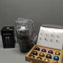Nespresso Vertuo Pop+ Deluxe Coffee and Espresso Maker by Breville with Milk Frother, 1500 watts, Titan