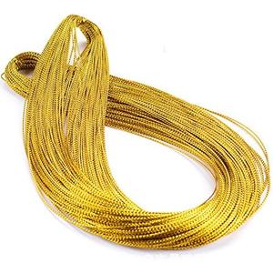 328 Feet Gift Tags String Hang Tags Rope (Gold)