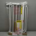 Regalo Safety 29-38.5" Baby Gate for Doorways & Bottom of Stairs, Pressure Mounted Baby Gate with Door for Babies, Toddlers & Pets, Tested & Safe for 30 Years, American Designed, American Owned, White