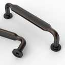 Asidrama 10 Pack 3.75 Inch(96mm) Oil Rubbed Bronze Kitchen Cabinet Handles, Cabinet Pulls Kitchen Cabinet Hardware for Cupboard Drawer Pulls (3.75" Hole Center)