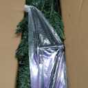 6 FT Pre-lit Christmas Tree, Artificial Pine Spruce Christmas Tree 980 PVC Branch Tips 300 Warm White Lights, Easy Assembly with Metal Stand and Hinged Branches Decoration