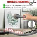 For Dyson Horsehair Vacuum Brush & Extension Hose - Compatible with Dyson V7 V8 V10 V11 V15 Gen5 - Soft Bristle Dusting Brush for Blinds, Furniture, & Delicate Surfaces