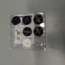 6-Pack Rotatable Cord Holder for Nightstand, LISEN 360Rotating Magnetic Clips, No-Residue Strong Adhesive Cord Organizer for Desk, Phone Cord Holder for Home, Car, Office Desk Accessories (Black)