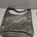 NEWBELLA Hobo Purse, PU Leather Shoulder Bag, Tote Handbag for Work and Travel (Green)