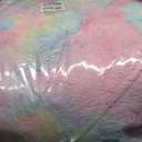 Fluffy Bean Bag Chair for Kids, 2.5FT Round Foam Filled Bean Bag for Teens & Kids, Ultra Soft Faux Fur Fabric Bean Bag Chairs for Playroom, Living Room, Bedroom, Rainbow, Small
