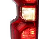 Tail Lights Assembly Halogen Type Compatible with 2019-2025 Chevy Silverado 1500/2500HD/3500HD WT/Custom Trail BOSS/LT with Bulbs Taillights, Left Driver Side Replace GM2800308 84554656 84752978