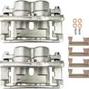 Front Brake Caliper 18B4728 + 18B4729 Replacement For 1999-2006 Silverado 1500, 2001-2010 Silverado 2500 HD, 2000-2006 Tahoe, Sierra 1500, Pair Set of 2 Front Driver and Passenger Side