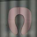 Jool Baby Folding Travel Potty Training Seat for Toddlers, Fits Round & Oval Toilets, Non-Slip Suction Cups, Includes Free Travel Bag (Pink)