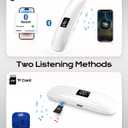 ByteWave Bone Conduction Under Pillow Sleep Speaker, Ultra-Thin Wireless Bluetooth 5.3 Mini Pillow Speaker with LED Display,TF Card,Auto-Off, Private Design for Side & Light Sleepers Bedside Listening