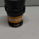 TonGass RV Sewer Pipe Adapter 3" Rotating Rigid Bayonet Adapter with Male Thread & Hooks, Termination Fitting with 3" Bayonet & Hub, RV Sewer Hose Connector for Waste Disposal - Black (1 x Combo Pack)