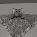 Pro Goleem Elephant Security Blanket, Soft Lovey Unisex Lovie Baby Gifts for Boys and Girls Snuggle Toy Stuffed Animal Newborn Essentials and Items Grey 16 Inch