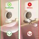 FanShelfie Adjustable Fan Holder for Dorm Room, Bunk & Lofted Bed, College Essentials for Boys & Girls, Patented Height & Distance Design, Compatible with Popular Dorm Fans (White)