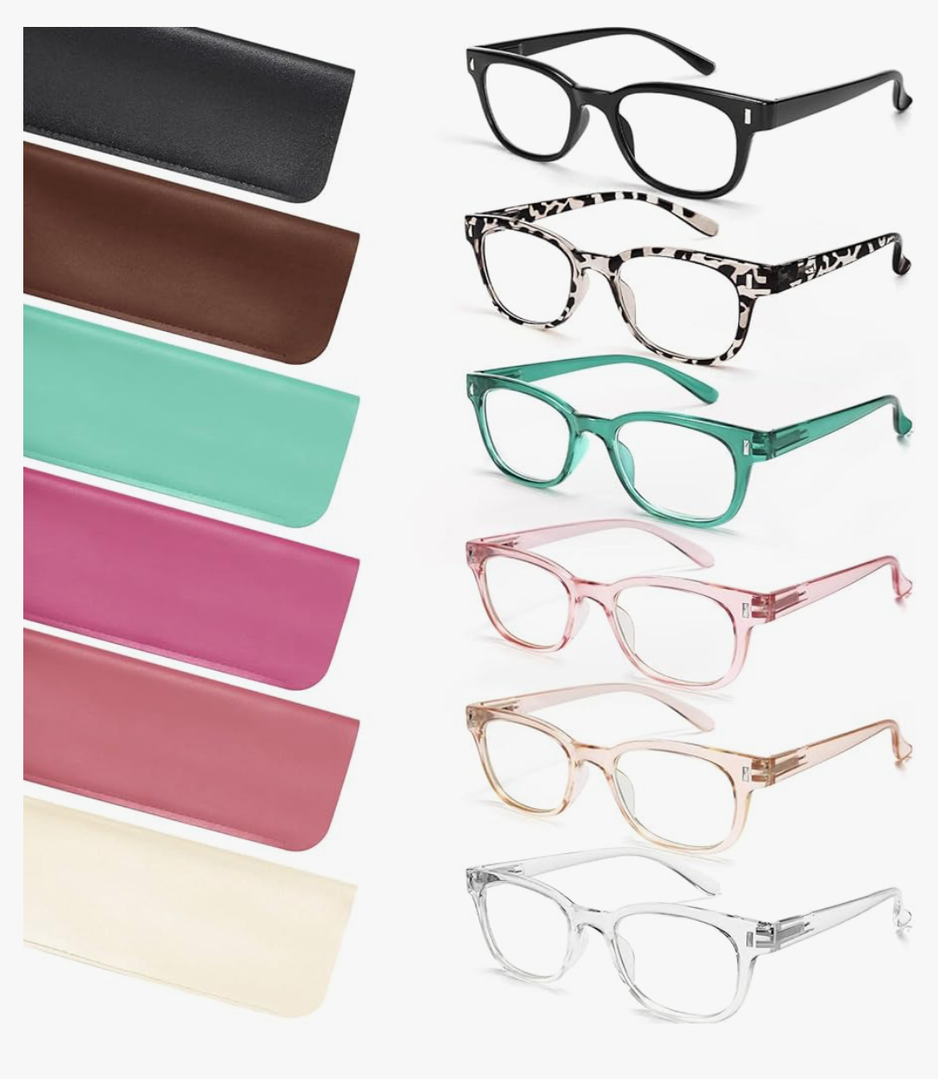 BLS BLUES Reading Glasses for Women, Blue Light Blocking, Vintage Computer Eyewear