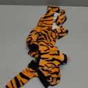 Dog Halloween Tiger Costume Pet Funny Uniform Cat Tiger Cosplay Clothes for Small to Medium Dogs(S) (Orange)