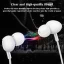 Sleep Headphones, Soft Earphones Wired for Sleeping, Sleep Earpbuds for Side Sleeping, in-Ear Headphones with Mic and Volume Control, Noise-Isolating, Travel, Relaxation (White) (10.8*9*2cm)
