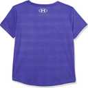 Under Armour girls Short Sleeve Shirt, Crewneck, Lightweight and Breathable (4, Purple All Sport)