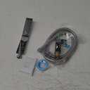 NearMoon Brass Hand Held Shower Head, Luxury High Pressure Shower Kit with Wall Connector and Hose Set, for Bathroom Showering System Contemporary Square Style (Chrome Finish) (Chrome Finish)