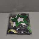 Green Black Birthday Decorations, Happy Birthday Banner, Backdrop, Balloons, Honeycomb Balls, Star Foil Balloons, Stars Hanging Swirls & Cake Topper for Baby Boys Girl Men Women Birthday Decoration