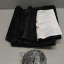 Mesh Screen with Magnetic Closure-Keeps Bugs Out Let Breeze in, Heavy Duty - Pet and Kid Friendly, Works with Front, Sliding Doors (38 x 82 Inch) (Black)