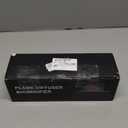 Essential Oil Diffuser, Music Sync Colorful Flame Essential Oil Diffuser, Colorful Flame Air Aroma Humidifier, Timer & Waterless Auto Off 250ml Diffuser with 7 Colors Light, Remote Control (White)