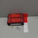 LINKITOM New Halo Rectangular Submersible LED Trailer Light, Super Bright Brake Stop Turn Tail License Lights for Camper Truck RV Boat Snowmobile Over 80" Inch