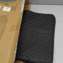 LASFIT Cargo Mat & Backrest Mats for Nissan Armada/Infiniti QX80 2019-2024, All Weather TPE Custom Fit Easy Clean Durable No-Curling Trunk Mat for Armada & QX80, Black