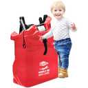 Travel Stroller Bag for Airplane, Red, 47" H x 24" W x 15" D, Fits Most Large, Single, Double, Jogging Strollers,Waterproof, Heavy-Duty Protection, Easy-to-Carry Design