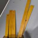 Wooden Ganpati Decoration Mandap Stand with Artificial Marigold Garlands