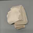 120 Pcs Microfiber Jewelry Pouch 8x8cm Packaging Bag Luxury Gift Fixed Strap Envelope Style Packaging with Cleaning Cloth(Beige)