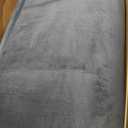 Huloo Sleep Baby Play Mat for Floor,1.3" Thick Memory foam Tummy Time Mat,Soft Coral Velvet Nursery Rug,Extra Large Non Slip Crawling Mats for Living Room(Dark Gray)