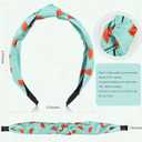 2 x DiyJibb Headbands for Women Girls - 6PCS Stylish Top Knotted Headbands - Knotted Headband for Women - Head Bands Wide Hairband Hair Accessories