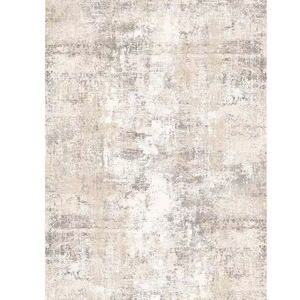 Van Gogh 8 ft. x 10 ft. Beige/Grey Modern Abstract Area Rug