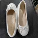 Dream Pairs Girls Dress Shoes Ballet Flats Slip-on Fashion Bow Flower Girl Shoes for Wedding, School, Party, Birthday, Size 32