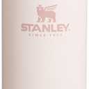 Stanley Classic Legendary Vacuum Bottle 20 oz | Wide Mouth with Leakproof Cup Lid | Keep Drinks Hot or Cold | Packable for Travel | Insulated Stainless Steel Thermal Bottle | BPA-Free | Rose Quartz