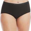 Hanes Women's Underwear Pack, 10-Pack, Full-Coverage Cotton Blend Panties, Moisture-Wicking Underwear for Women (XXXL)
