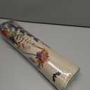 Artoid Mode Ghost Jack-O'-Lantern Pumpkin Flowers Halloween Kitchen Mats Set of 2, Low-Profile Home Decor Kitchen Rugs for Floor - 17x29 and 17x47 Inch