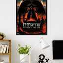 Star Wars: Revenge Of The Sith - 20th Anniversary Wall Poster, 34L" x 22.4W", Black Framed Version