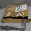 4 Pack  L 10" x H 6" x W1.5, 5mm Thick Black L Shelf Bracket, Iron Shelf Brackets, Metal Shelf Brackets, Floating Shelf, Shelf Supports with Screws