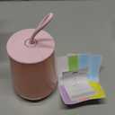 Anti-Mixing Large Pill Dispenser with 7 Compartments, Moisture-Proof & Light-Blocking Pill Bottle Organizer for Vitamins and Supplements, with Color Labels (Pink)