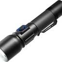 Consciot Rechargeable Flashlight One Click On/Off, Max. 1200 Lumens, 7 Modes Adjustable Including Lock Mode, Powerful Handheld Flash Light Outdoor for Camping, Hiking, Dog Walking, Emergency