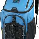 Titan by Arctic Zone Guide Series Backpack Cooler - 30 Can Adventure Cooler Backpack with Microban Antimicrobial Protection - Blue
