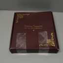 Photo Album 4x6 200 Photos, Genuine Leather Photo Albums with Writing Space with 30 Writing Paper, Travel Family Wedding Kids Graduation Ultrasound Baby Picture Album Scrapbook Photo Album (Simple)