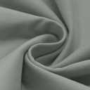 Flamingals Wide Leg Cropped Pants for Women Trendy Mid Rise Button Fly Barrel Jeans Stretchy Casual Ankle Pants (Gray, S)